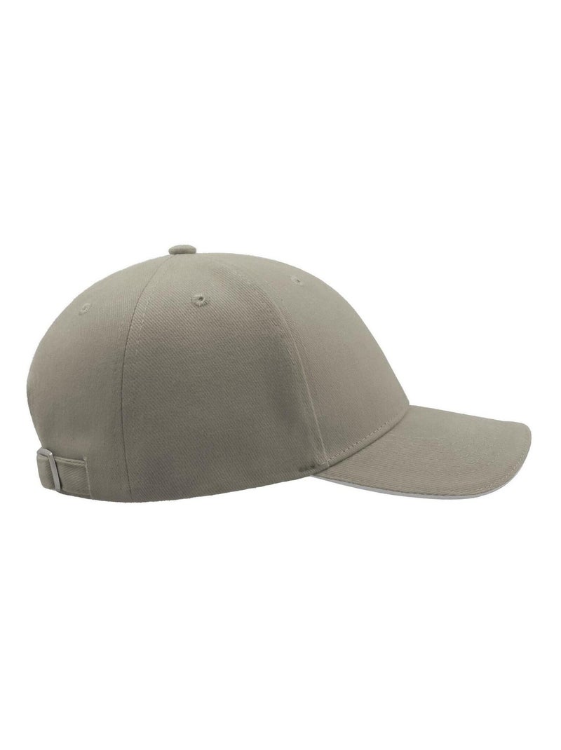 Atlantis - Casquette sandwich en coton épais - Mixte Gris clair - Kiabi