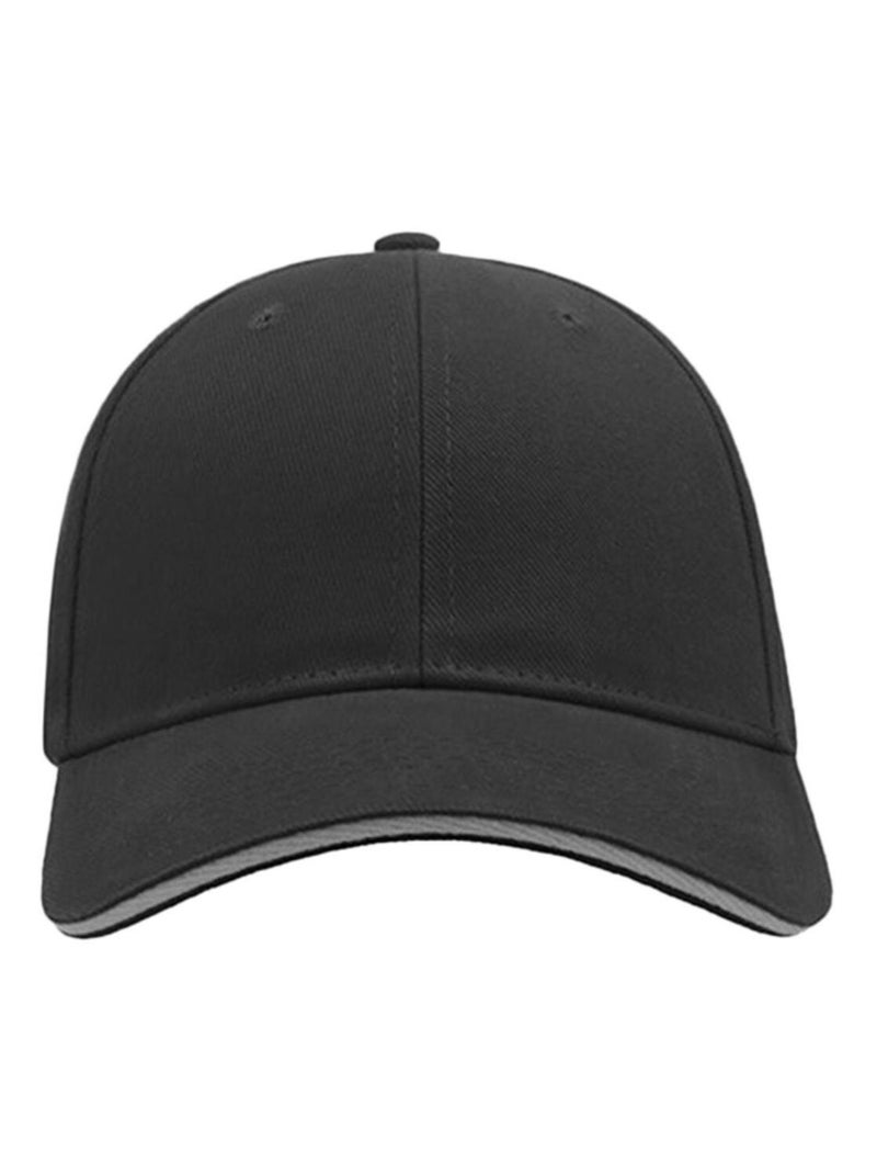 Atlantis - Casquette sandwich en coton épais - Mixte Gris foncé - Kiabi