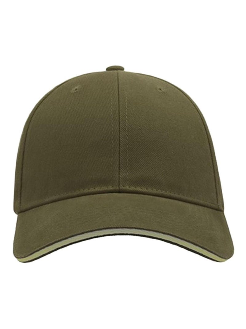 Atlantis - Casquette sandwich en coton épais - Mixte Vert olive - Kiabi