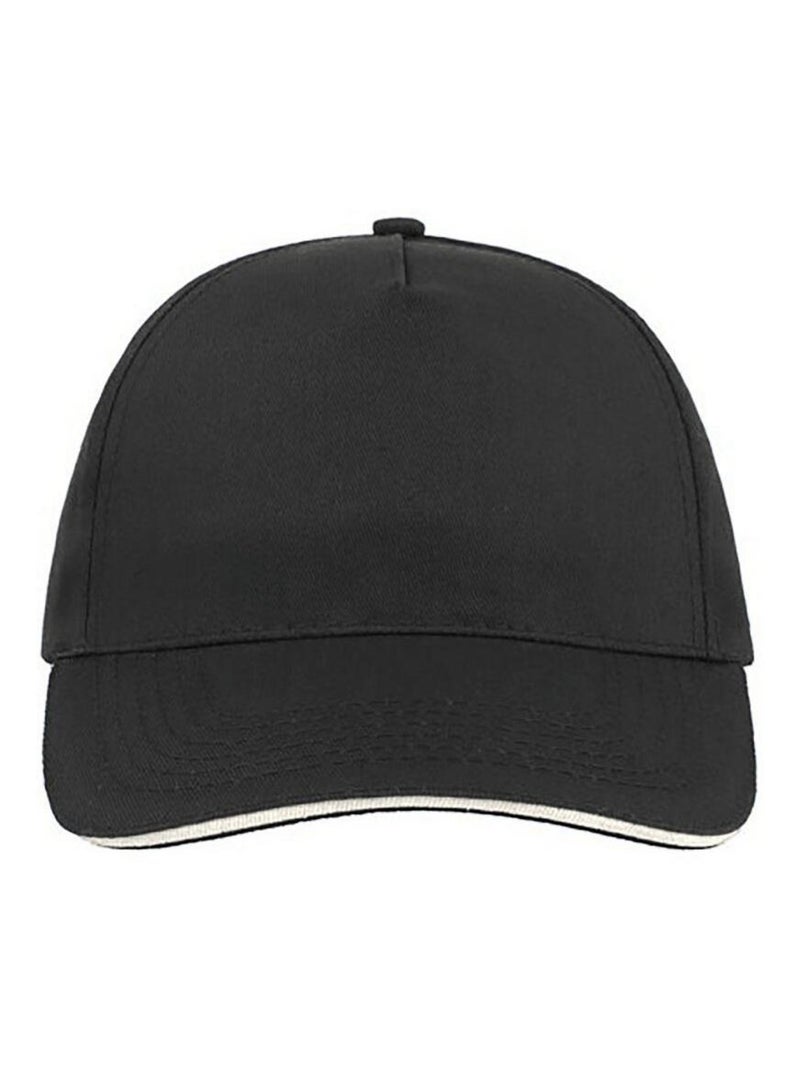 Atlantis - Casquette sandwich START 5 - Mixte Noir Blanc - Kiabi