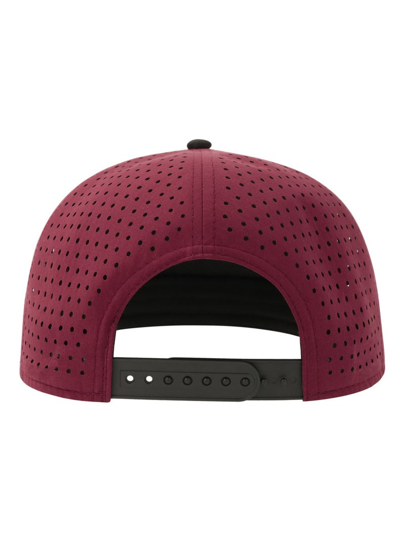 Atlantis Headwear - Casquette de baseball BANK FIVE Rouge tomate - Kiabi
