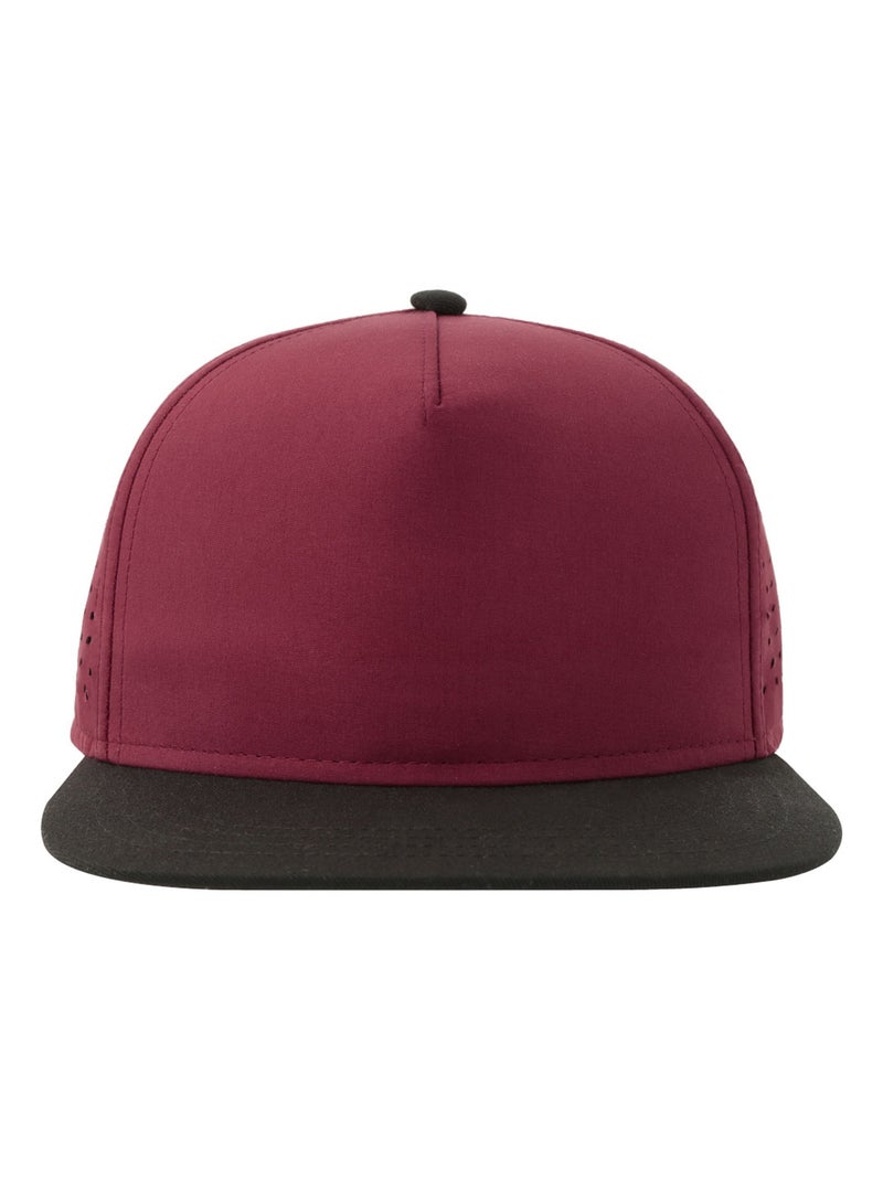 Atlantis Headwear - Casquette de baseball BANK FIVE Rouge tomate - Kiabi