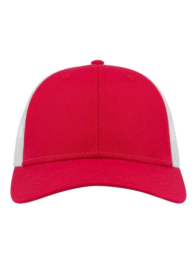 Atlantis Headwear - Casquette de baseball THREE Blanc Rouge - Kiabi