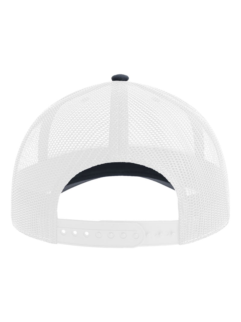 Atlantis Headwear - Casquette trucker ZION Bleu Bleu marine Blanc - Kiabi