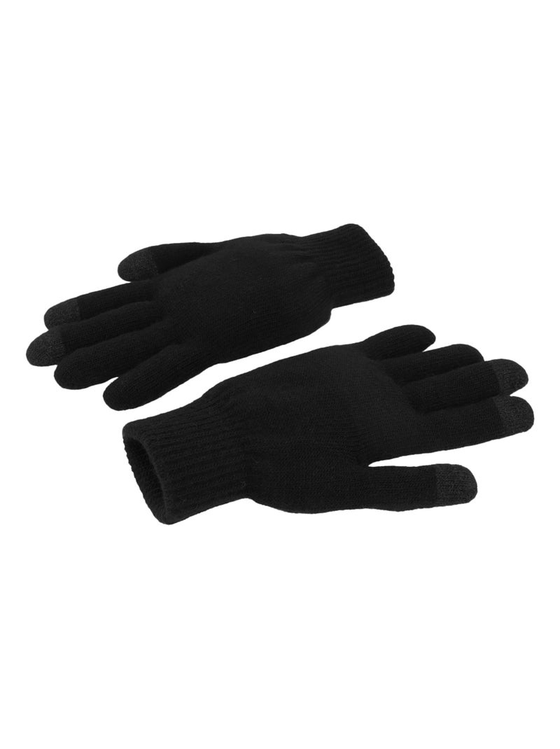 Atlantis Headwear - Gants tactiles Noir - Kiabi