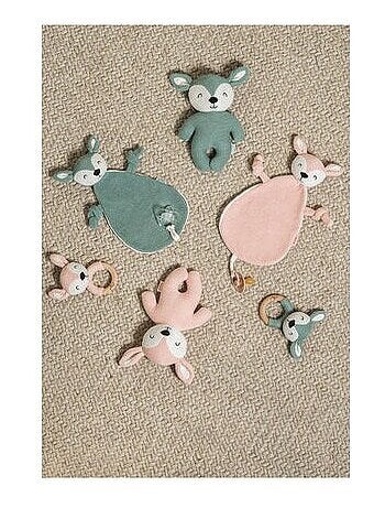 Attache sucette en coton Jollein