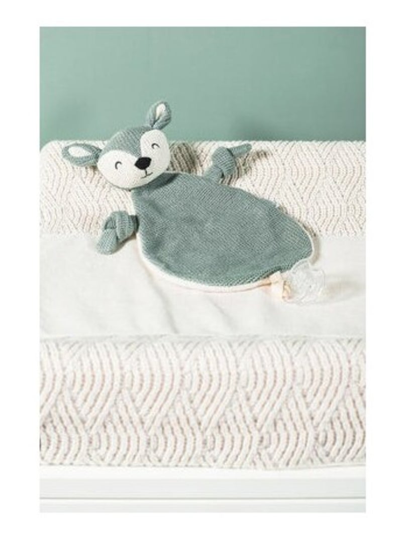 Attache sucette en coton Jollein Vert - Kiabi