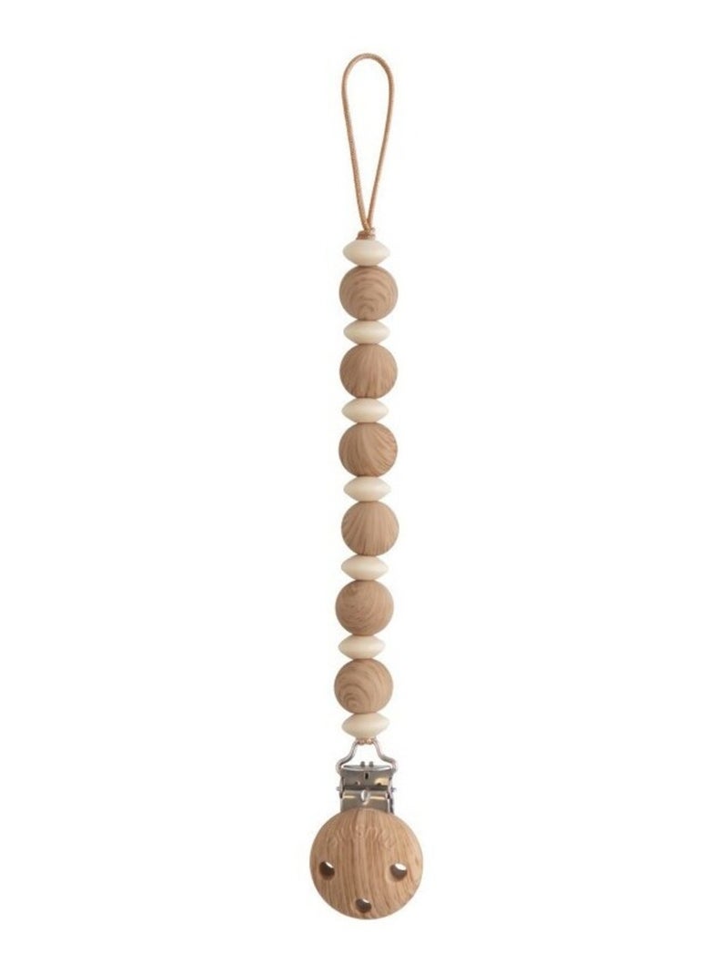 Attache sucette en silicone Marron - Kiabi