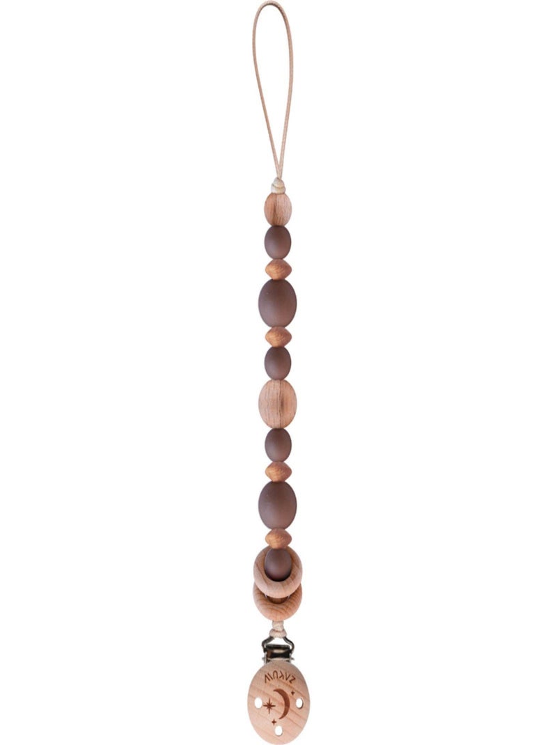Attache sucette Mercure Muscade Marron - Kiabi