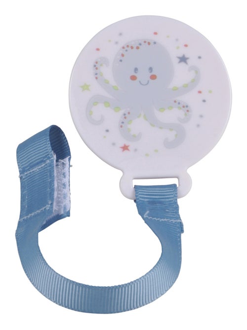 Attache sucette poulpe avec fixation par clip - Kiabi