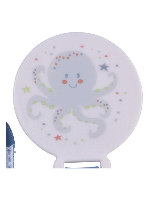 Attache sucette poulpe avec fixation par clip - Kiabi