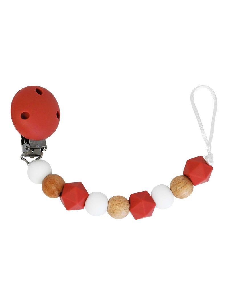 Attache sucette Rouille Rouge brique - Kiabi
