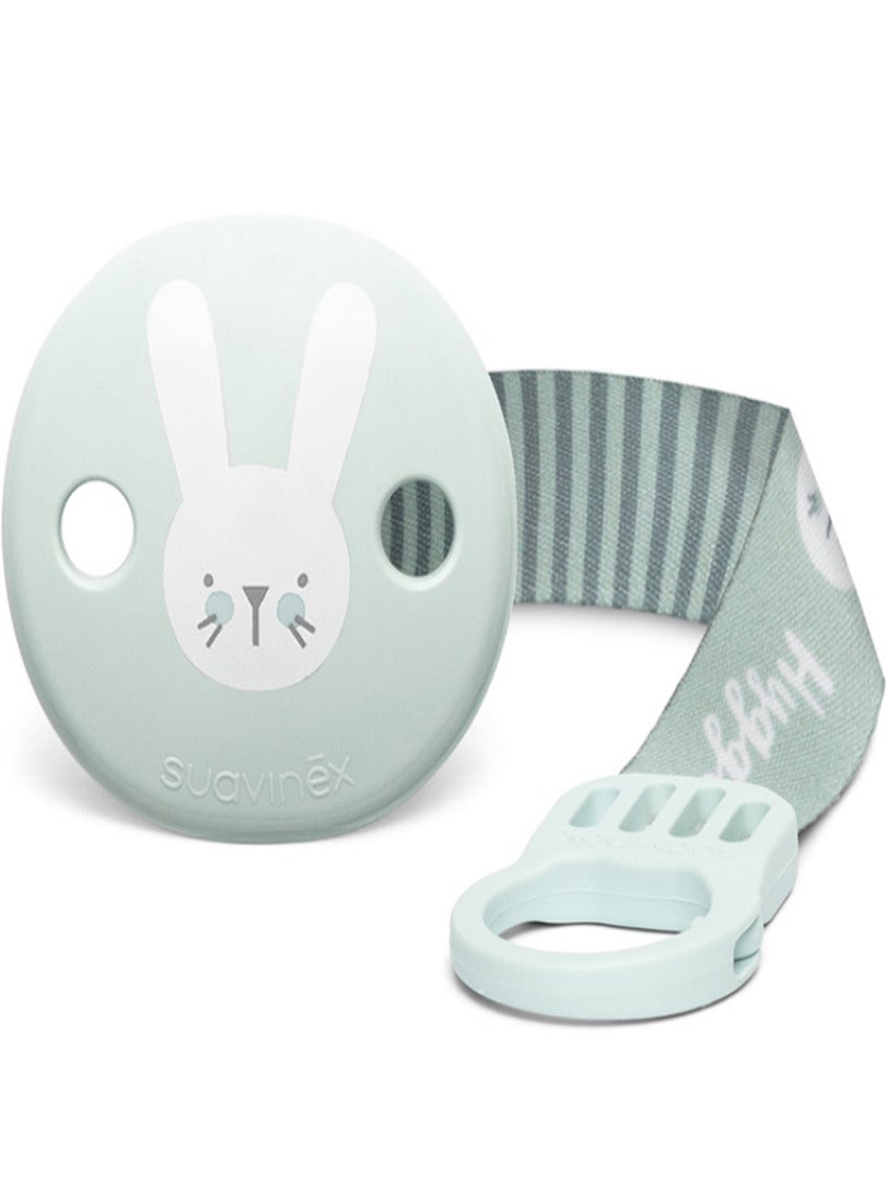 Attache-Sucette BIBS Ruban Sage - Sangle Polyester Avec Boucle Métallique Sans Nickel