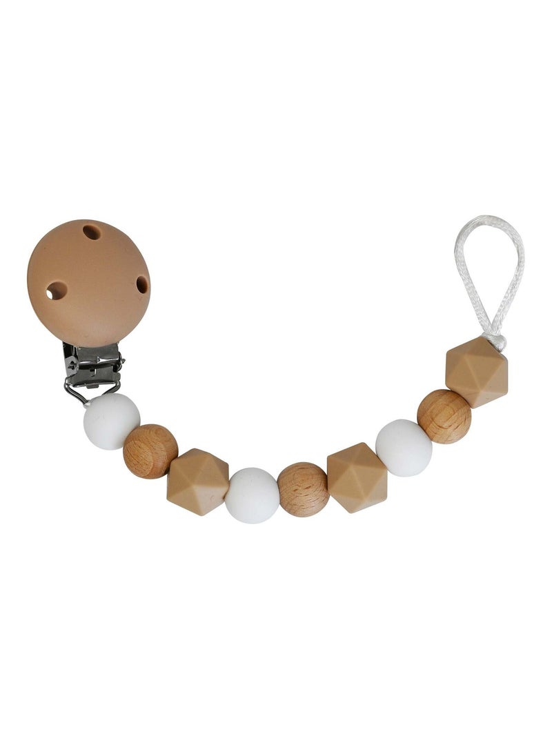 Attache sucette Taupe Gris taupe - Kiabi