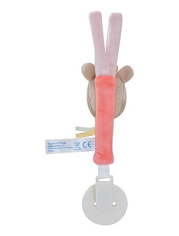 ATTACHE TETINE CHEVAL ROSE