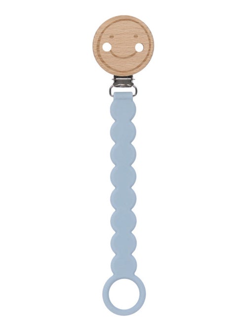 Attache tétine en bois et perles en silicone Happy Rascals - Kiabi
