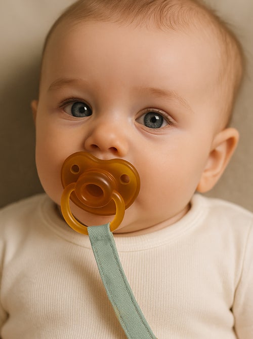 Attache Tétine en Coton Bio - Kiabi