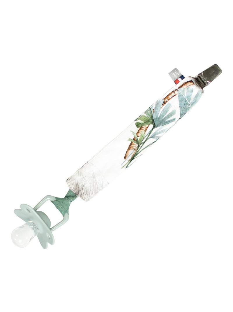 Attache tétine  en coton, Safari SEVIRA KIDS Vert d'eau - Kiabi