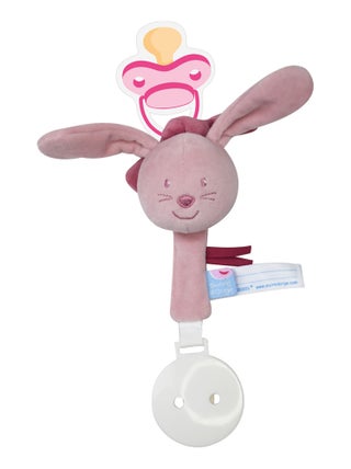 ATTACHE TETINE LAPIN ROSE