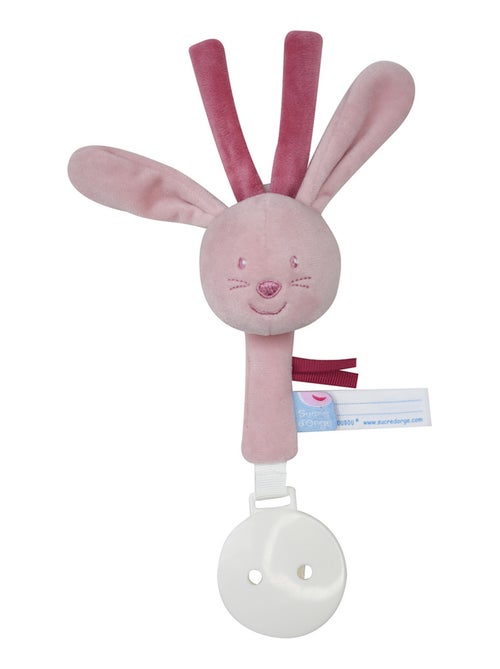ATTACHE TETINE LAPIN ROSE - Kiabi