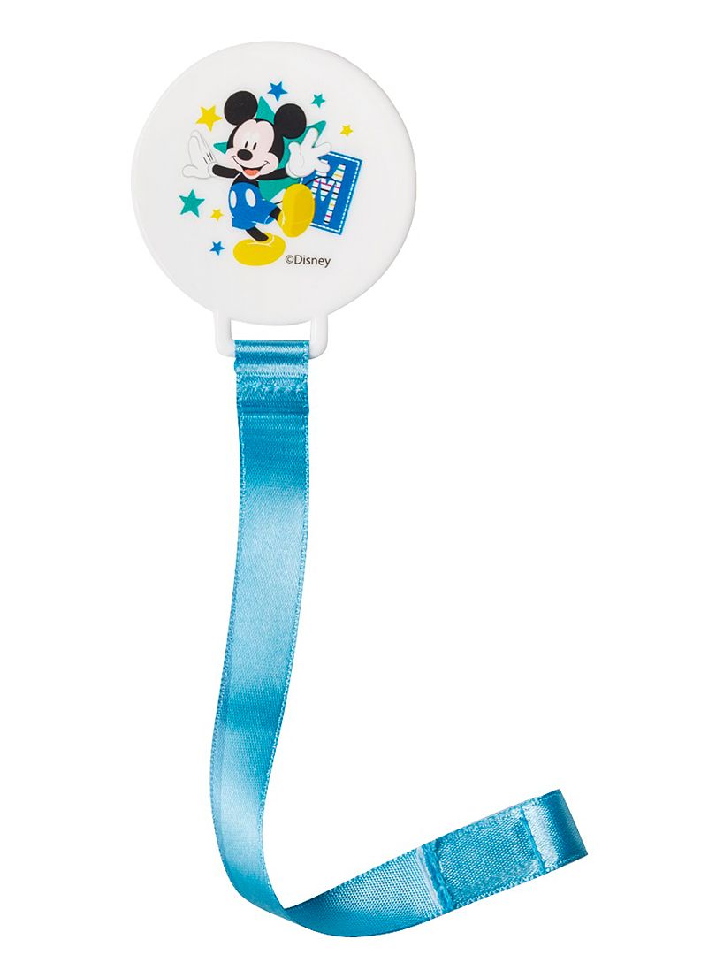 Attache tétine 'Mickey' de 'Disney Baby' - bleu - Kiabi - 3.00€