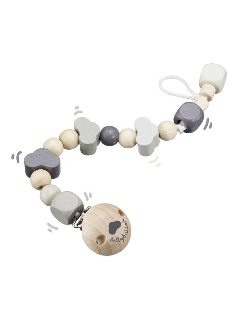 Attache-tétine nuages Gris - Kiabi