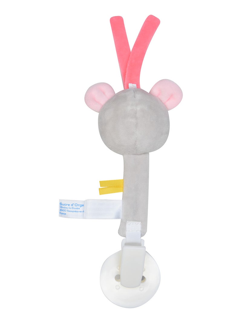ATTACHE TETINE SOURIS Rose - Kiabi