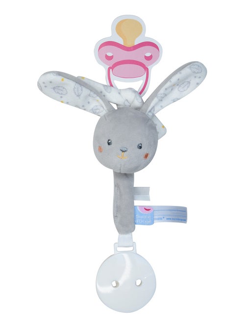 ATTACHE TETINE VELOURS LAPIN - Kiabi