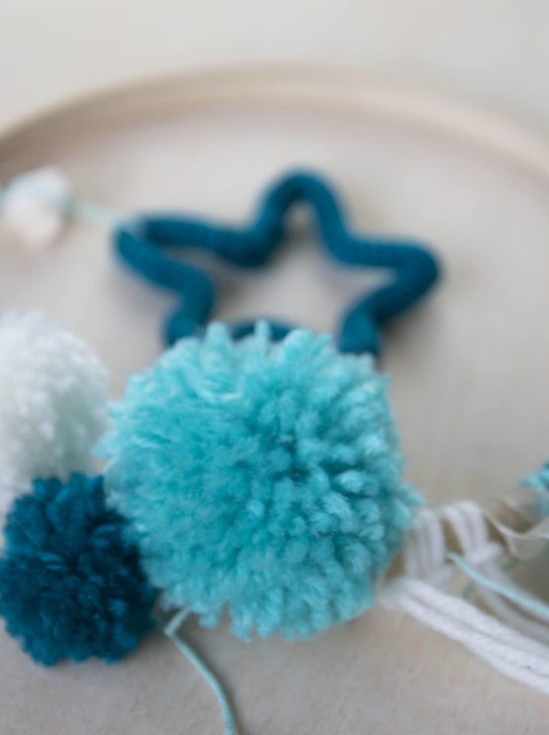 Attrape-rêves Tricotin - Sycomore Bleu turquoise - Kiabi