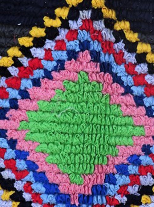 Authentique tapis berbère fait à la main en coton BOUCHAROUETTE AG - Kiabi Authentique tapis berbère fait à la main en coton BOUCHAROUETTE AG - Kiabi