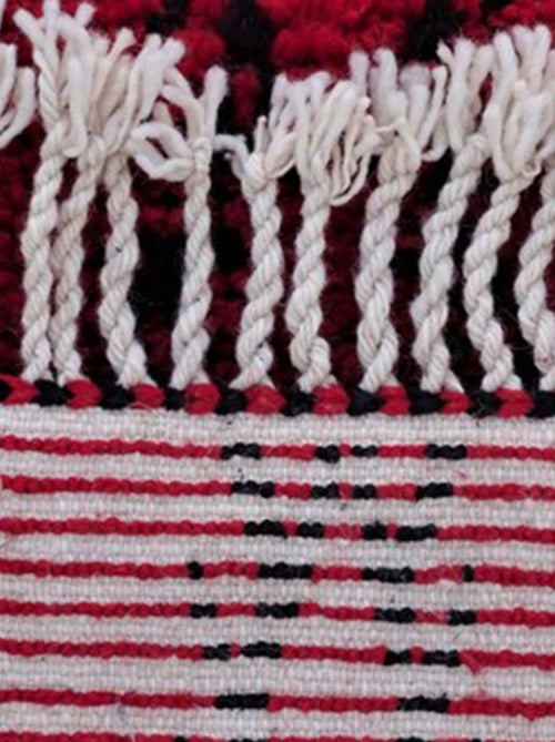 Authentique tapis berbère fait à la main en laine BENI OUARAIN DF - Kiabi Authentique tapis berbère fait à la main en laine BENI OUARAIN DF - Kiabi