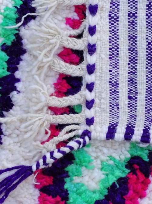 Authentique tapis berbère fait à la main en laine BENI OUARAIN DH - Kiabi