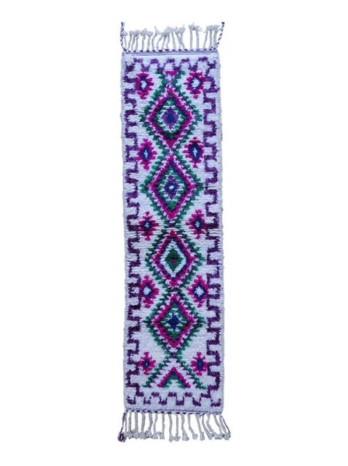 Authentique tapis berbère fait à la main en laine BENI OUARAIN DI - Kiabi Authentique tapis berbère fait à la main en laine BENI OUARAIN DI - Kiabi