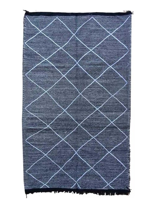 Authentique tapis berbère fait main en coton IMILCHI - Kiabi