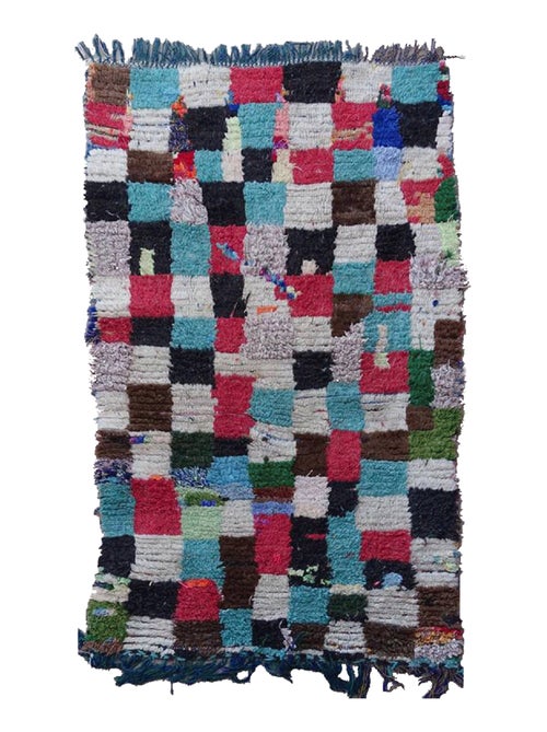 Authentique tapis berbère fait main en laine ZEMERI - Kiabi Authentique tapis berbère fait main en laine ZEMERI - Kiabi