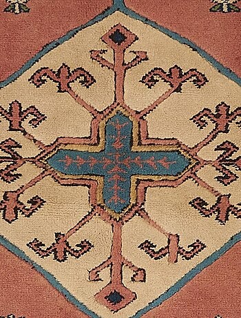 Authentique tapis d'Orient fait main en laine KARS A