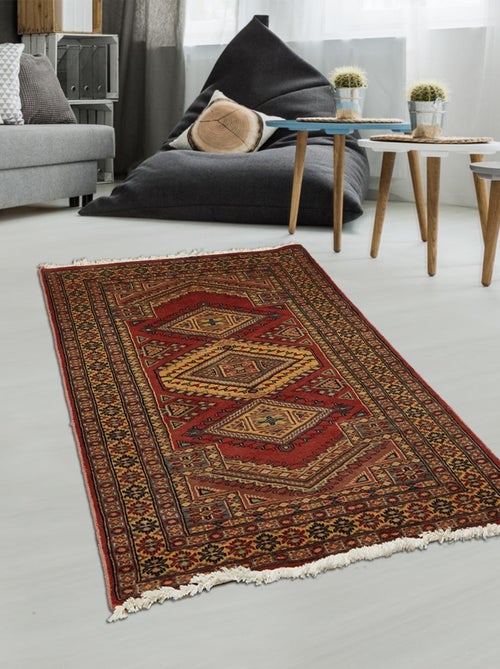 Authentique tapis d'Orient fait main en laine MULTAN 7 - Kiabi