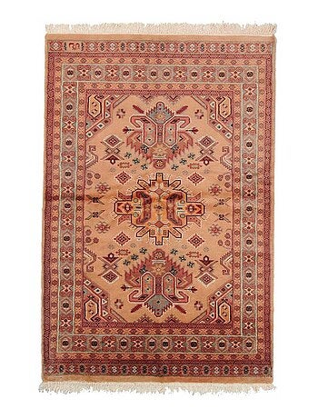 Authentique tapis d'Orient fait main en laine SHADAPOUR