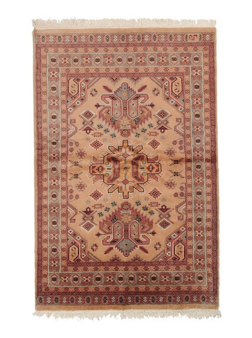 Authentique tapis d'Orient fait main en laine SHADAPOUR - Kiabi
