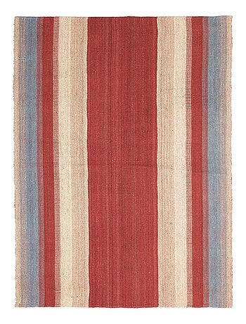 Authentique tapis d'Orient kilim fait main en laine C