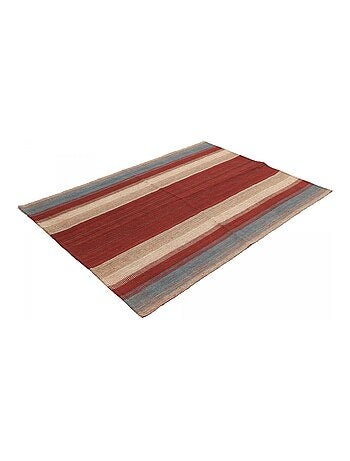 Authentique tapis d'Orient kilim fait main en laine C