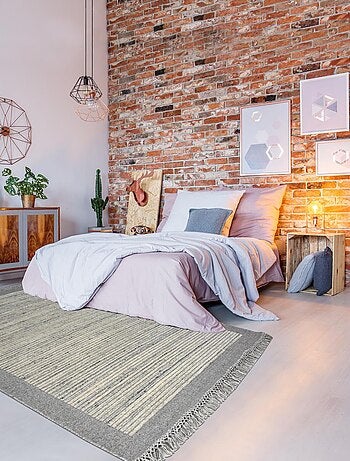 Authentique tapis noué à la main en laine LOUNALI