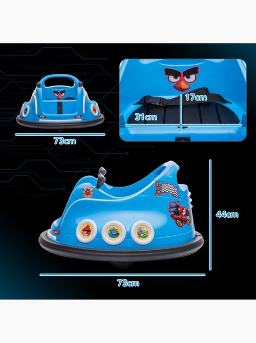 Auto-tamponneuse enfant licence angry bird 360° télécommande effets - Kiabi