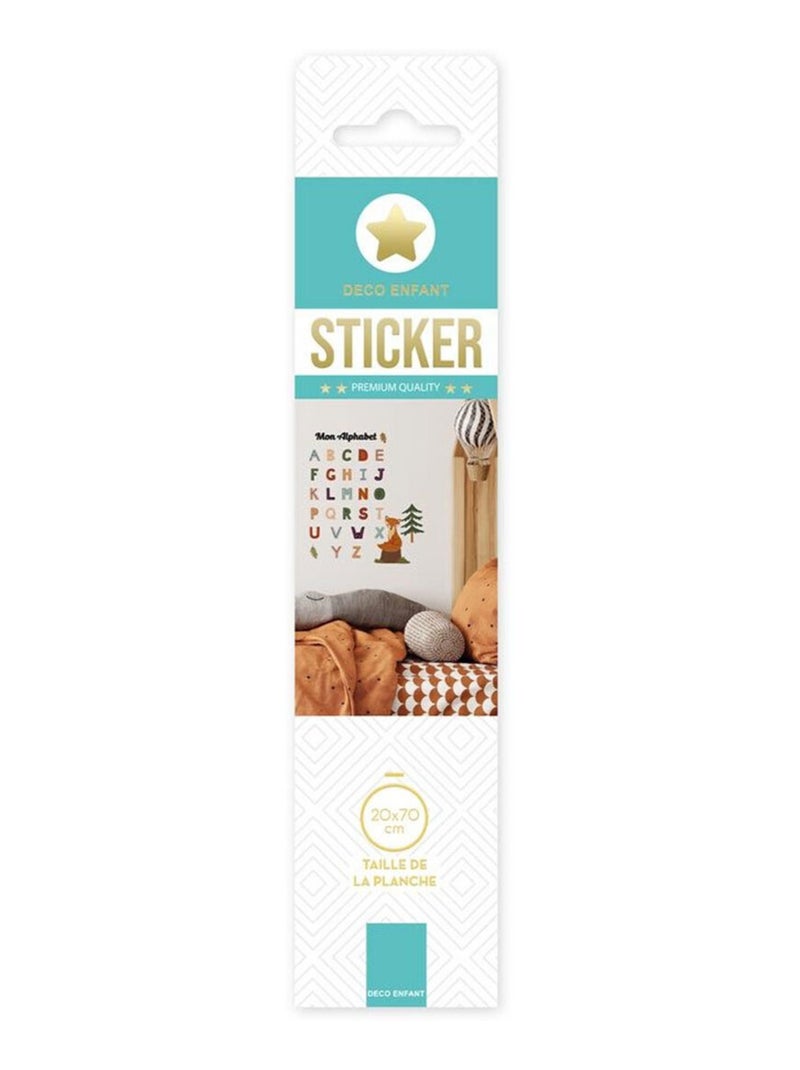 Autocollant mural Abécédaire pour enfants Multicolore - Kiabi
