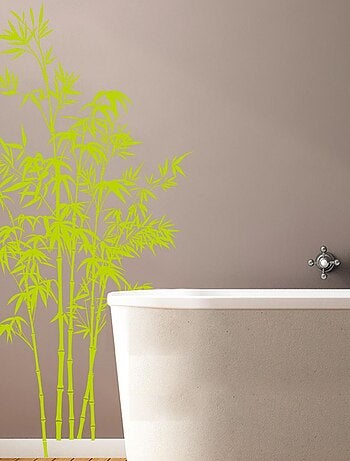 Autocollant mural bambou