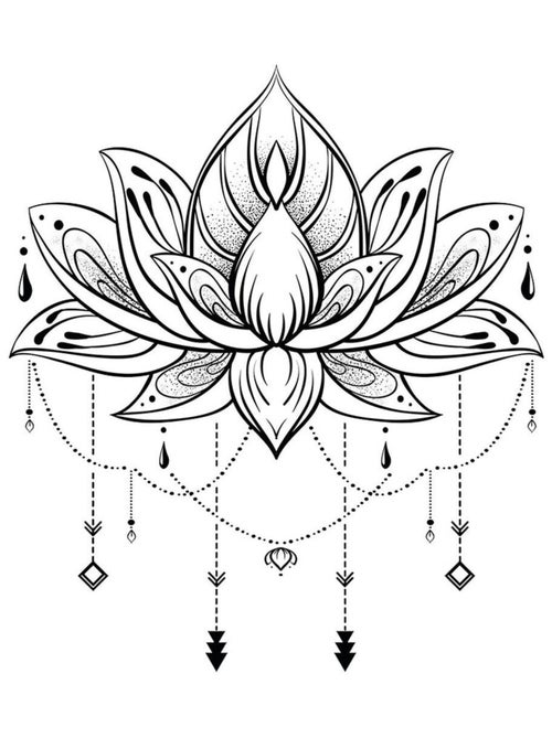 Autocollant Mural Lotus - Kiabi