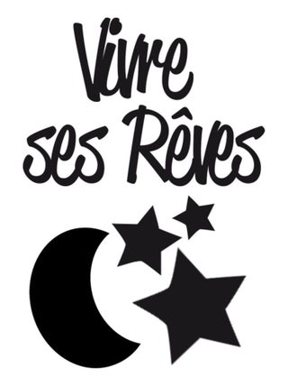 Autocollant Mural Vivre ses Rêves