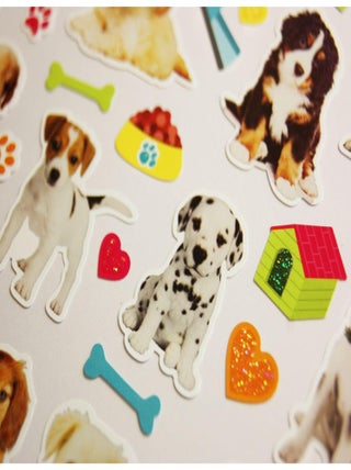 Autocollants - Chiots et leurs accessoires - - Global Gift