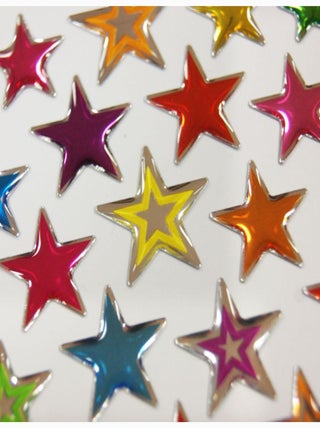 Autocollants - Étoiles multicolores - - Global Gift