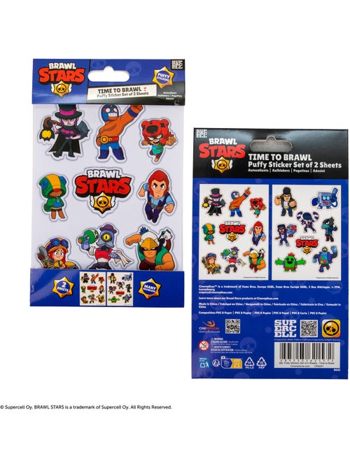 Autocollants 3D Brawl Stars - Brawl Stars - Kiabi
